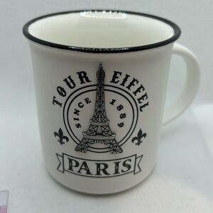 Paris France Mug; Eiffel Tower appliqué, perfect souvenir